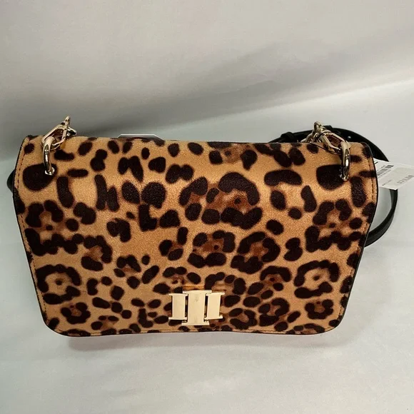 I.N.C. INTERNATIONAL CONCEPTS Sibbell Crossbody Bag Leopard New - Picture 12 of 13